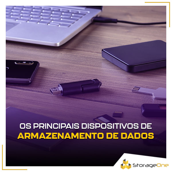 Os principais dispositivos de armazenamento de dados: suas propriedades e características